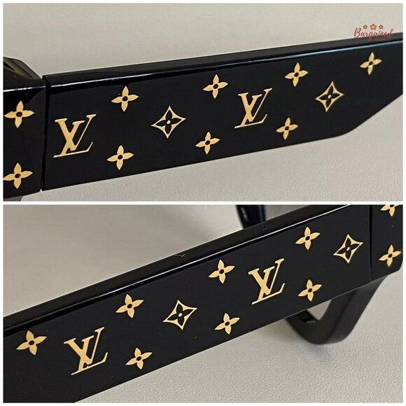 Authentic LOUIS VUITTON Black Acetate 2021 Rendez-Vous Square Sunglasses Z1562W - Picture 7 of 14